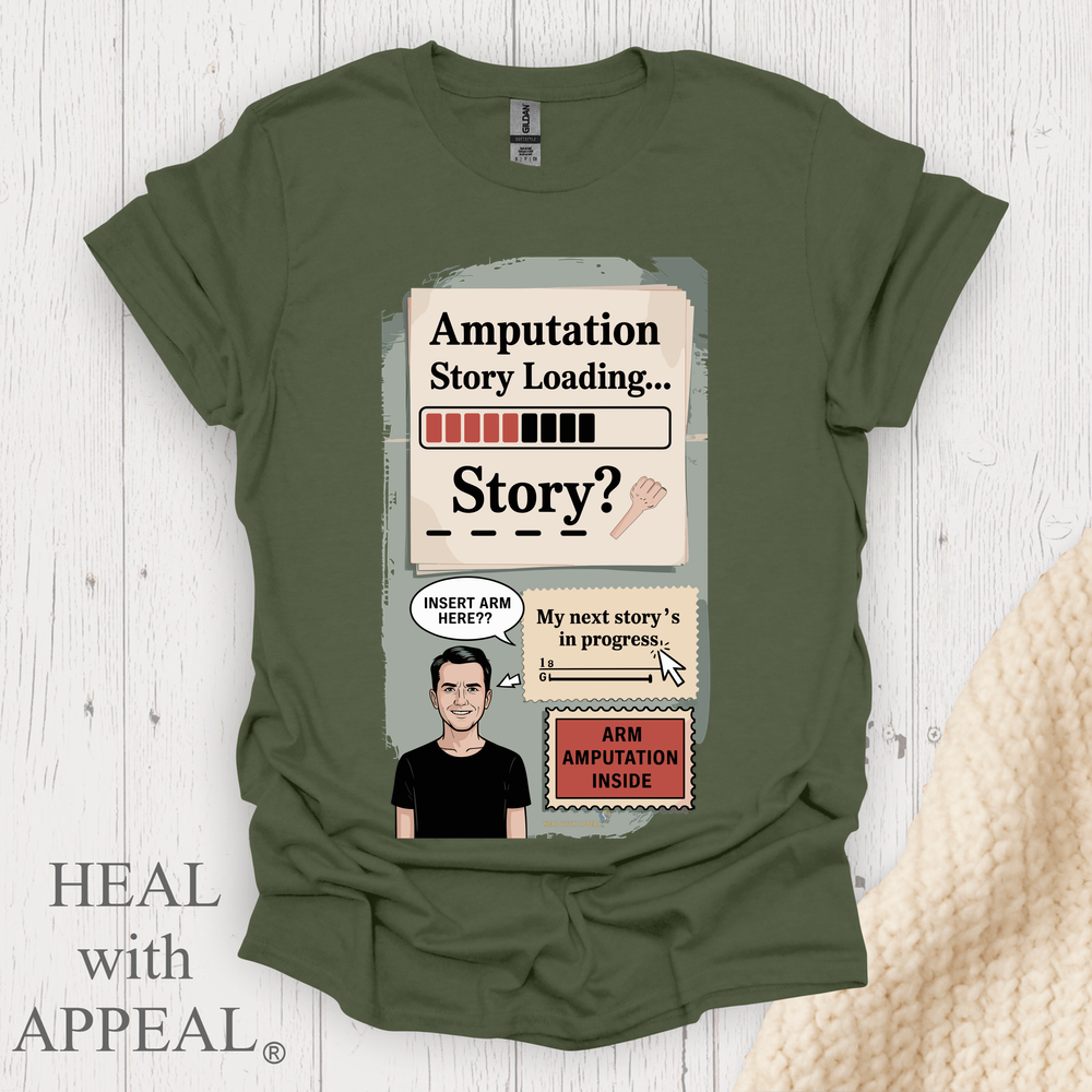 Arm Amputee Story V1 - Heather Military Green