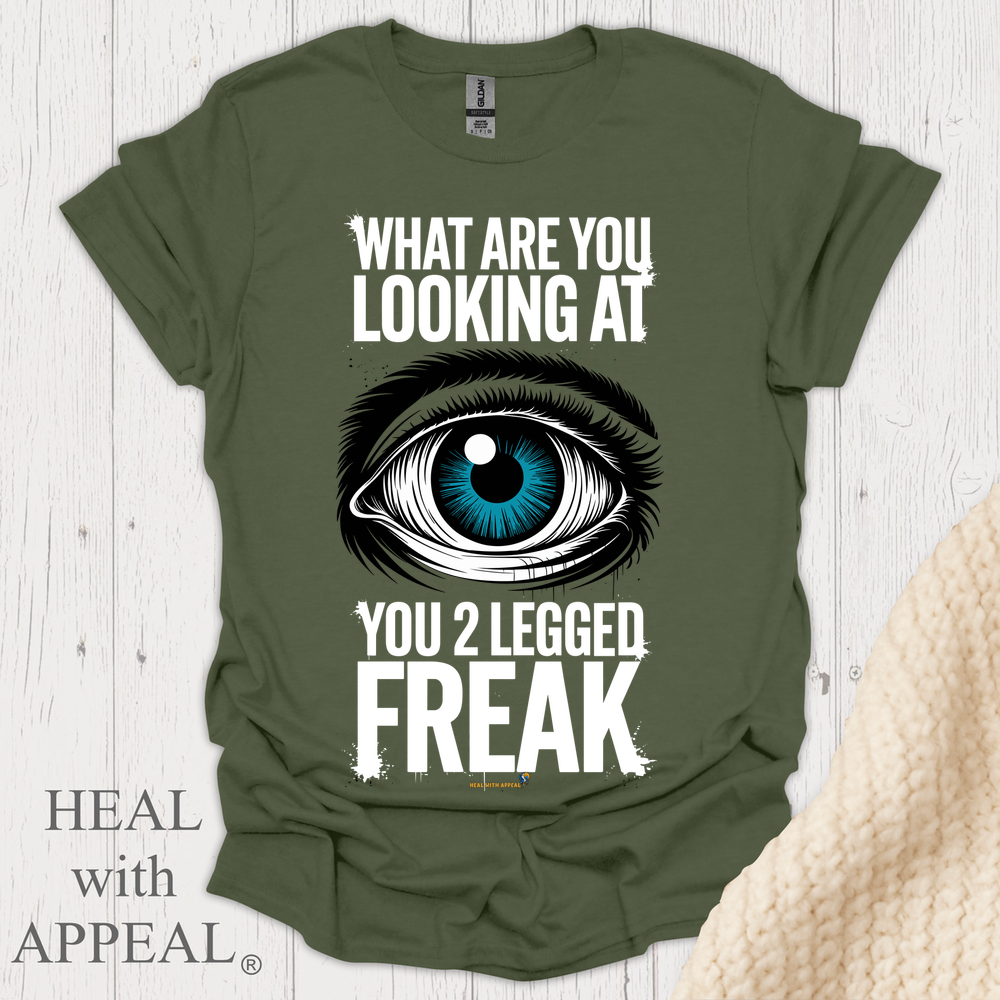 What R U Looking At V15b Print - Military Green
