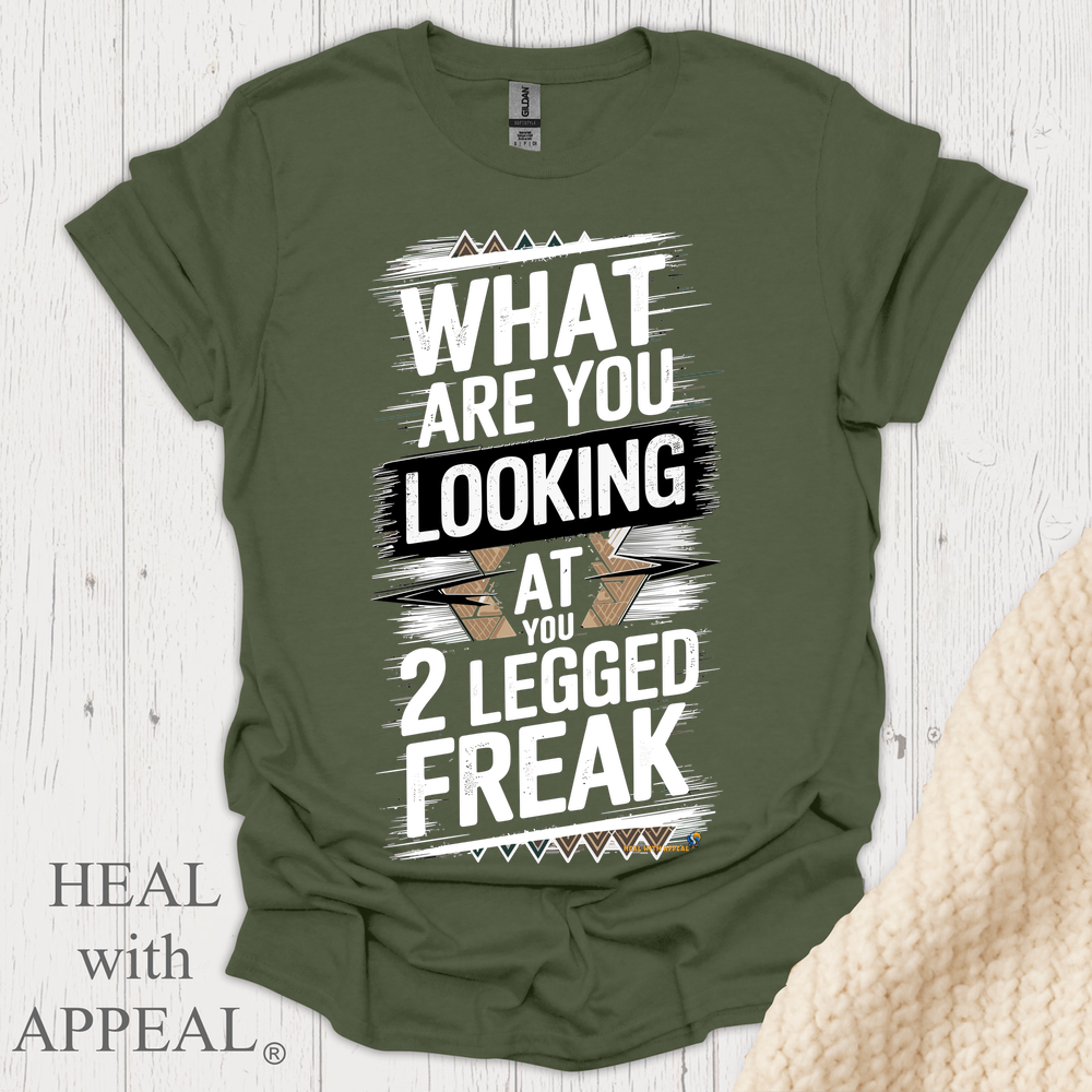 What R U Looking At V10b Print - Military Green