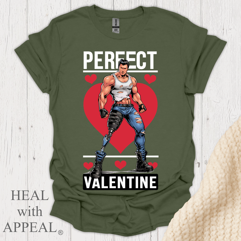 Perfect Valentine V4b Print - Military Green