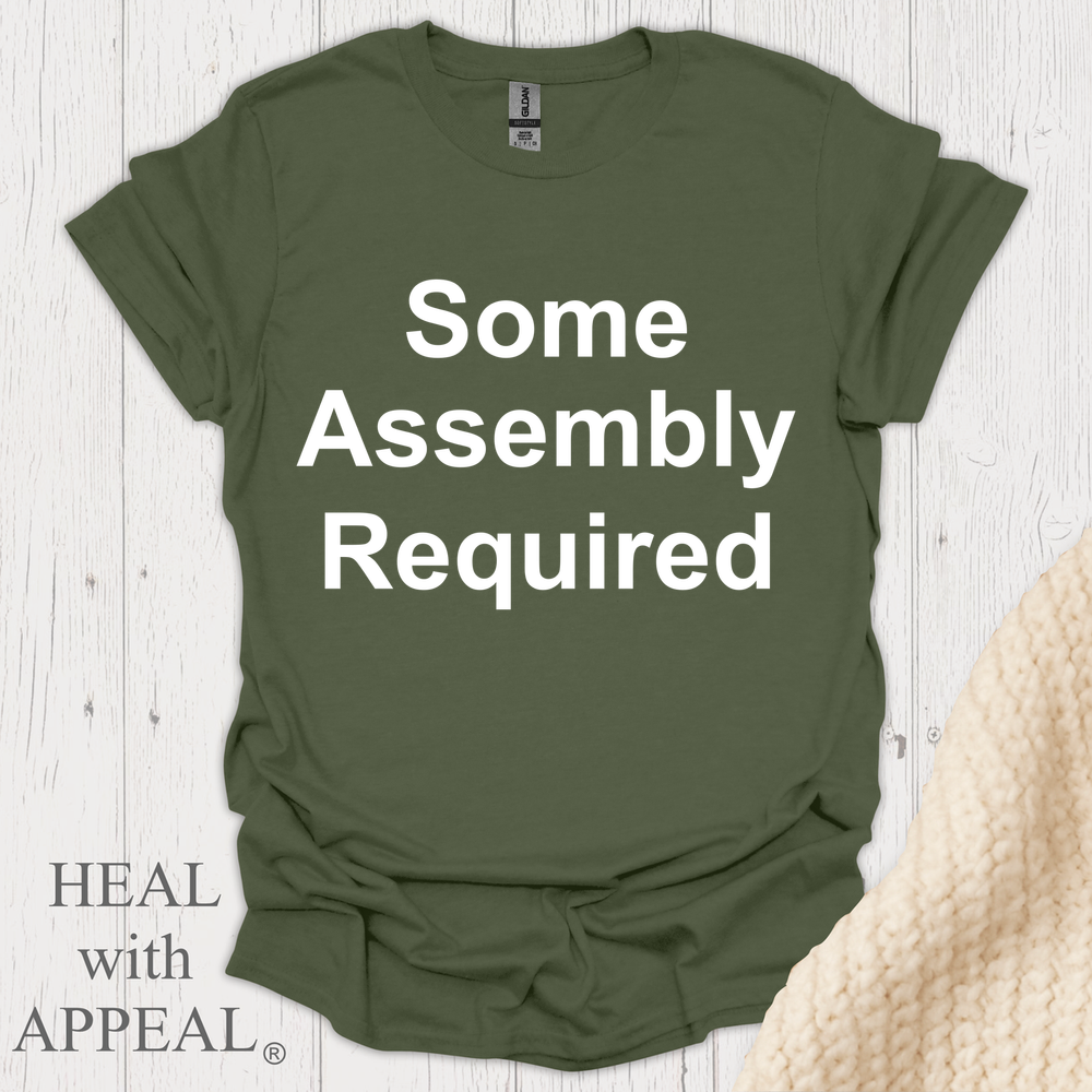 Some Assebly Required V1 Wht Print Wm - Military Green