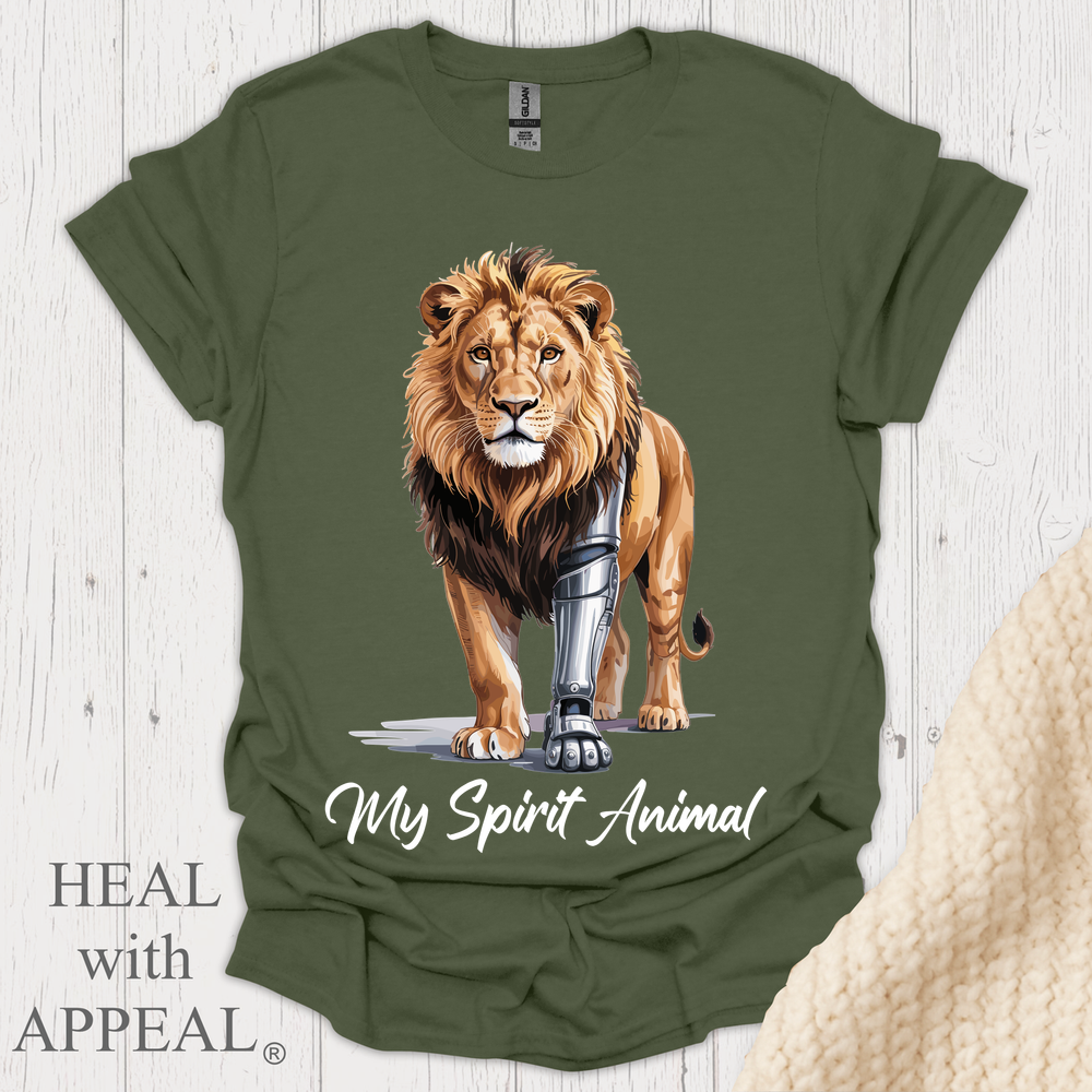 Lion Tee B - Military Green