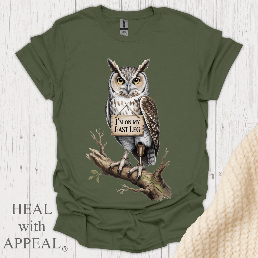 Owl Tee - Military Green