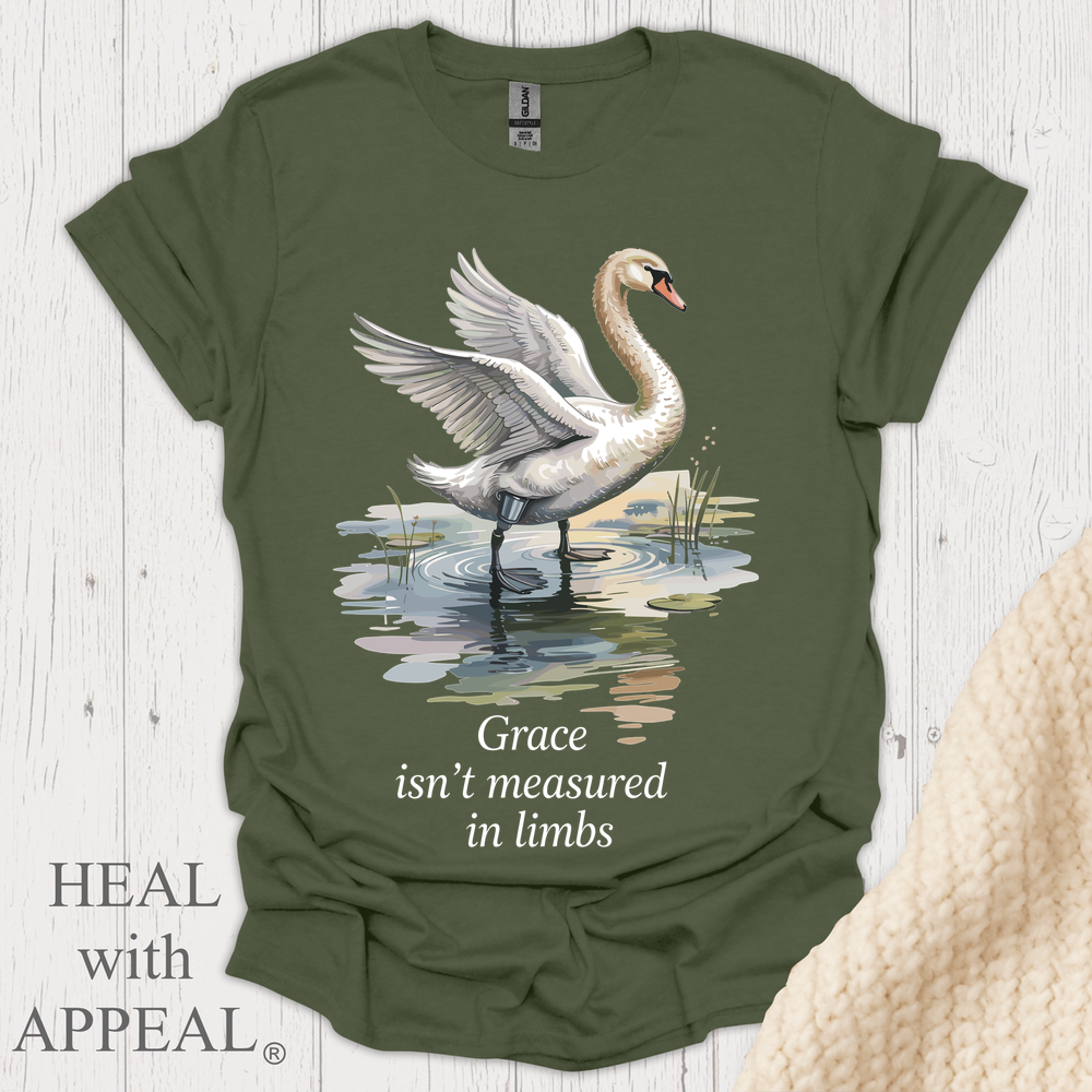 Swan Tee V1b - Military Green