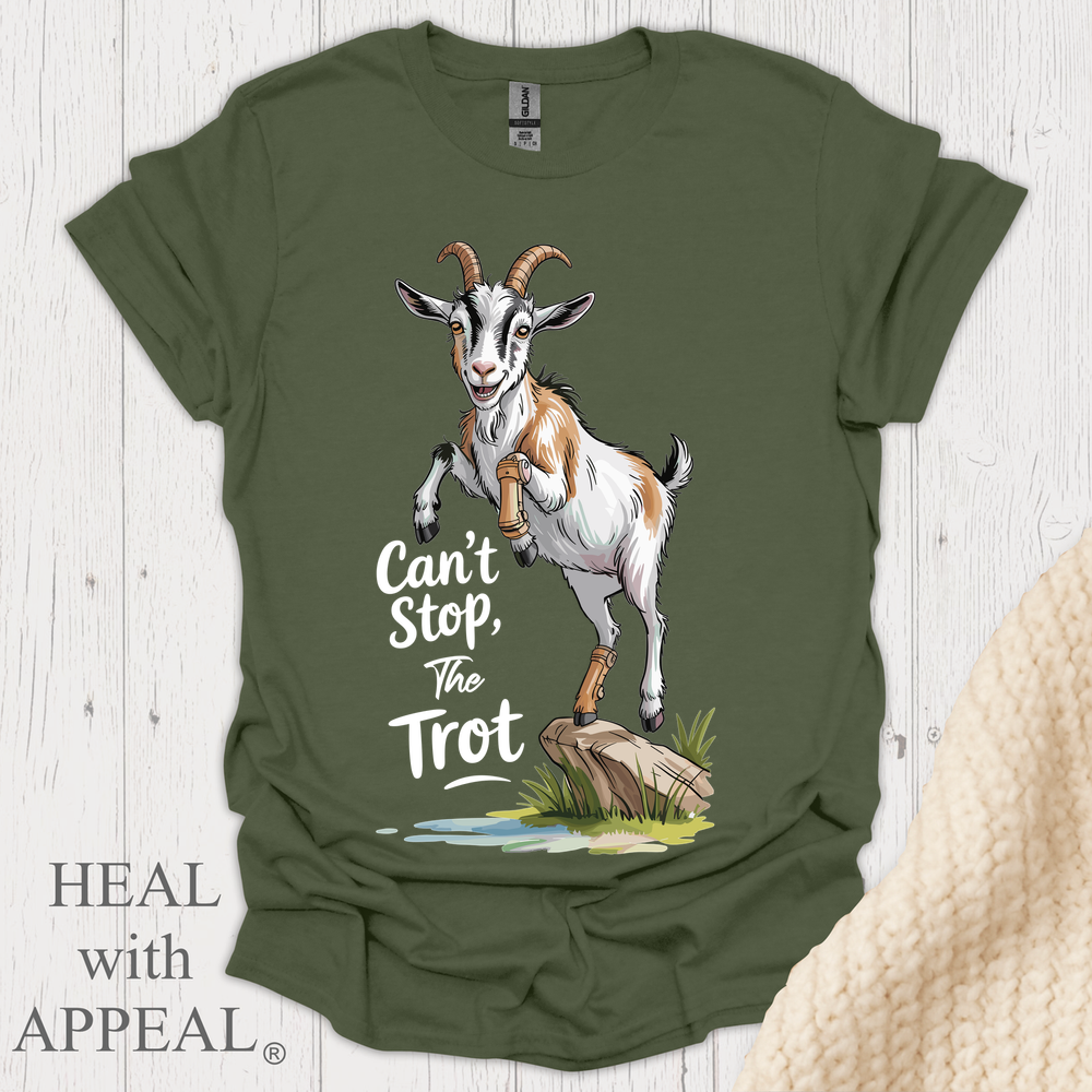 Goat Tee V1b - Military Green