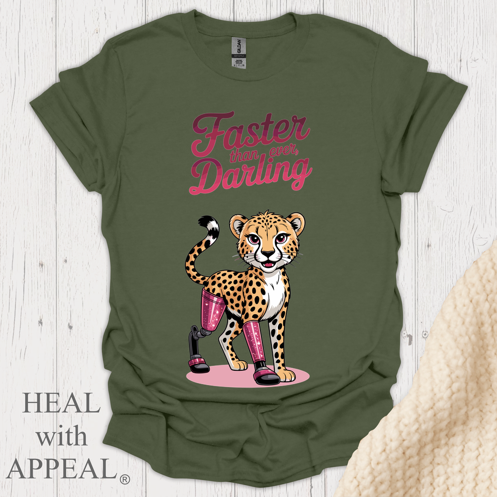 Amputee Beauty Cat Lover V2 - Military Green