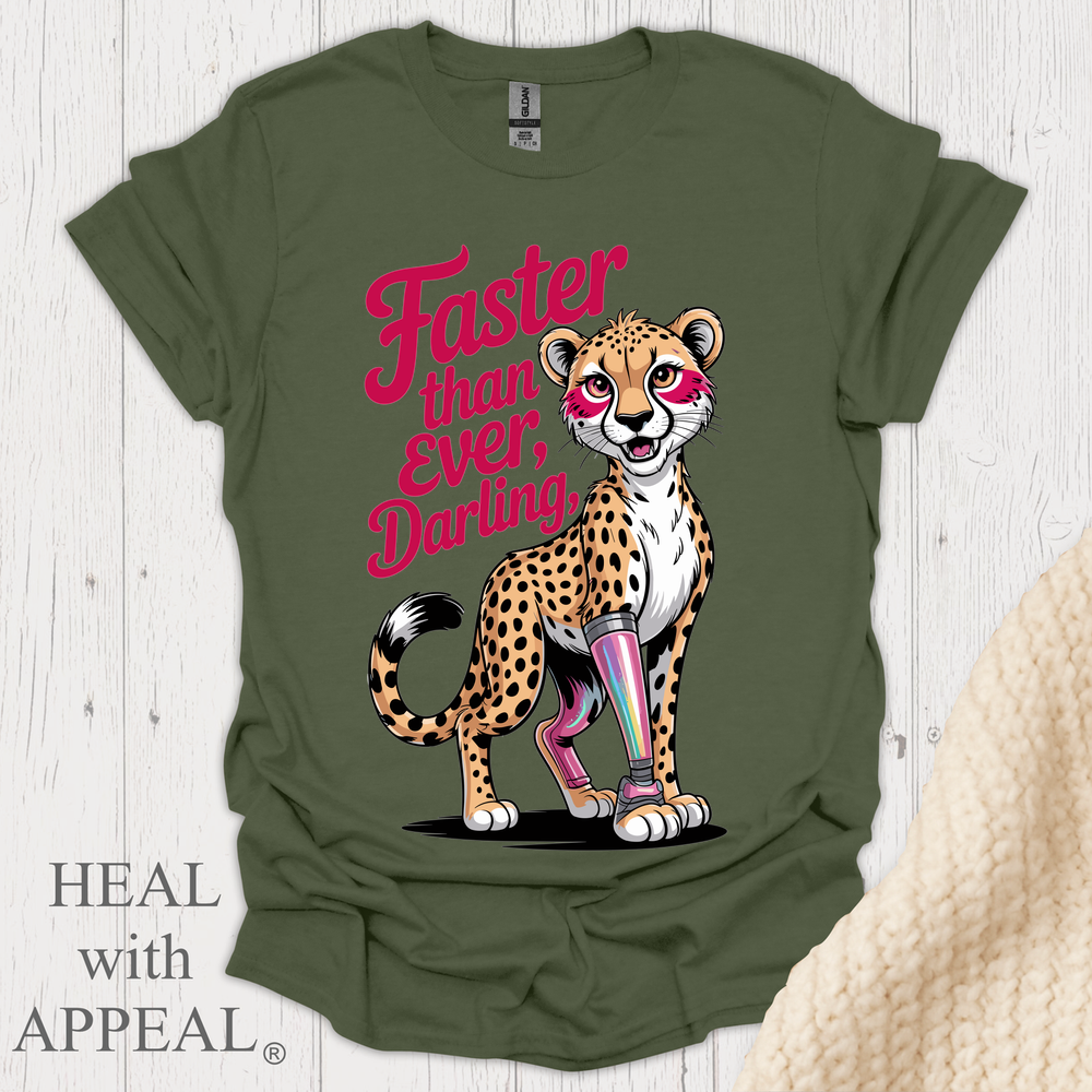 Amputee Beauty Cat Lover - Military Green