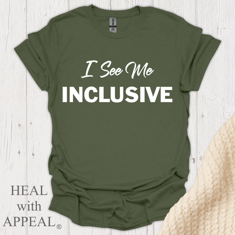 I See Me Inclusive V1 Blk Print - Military Green