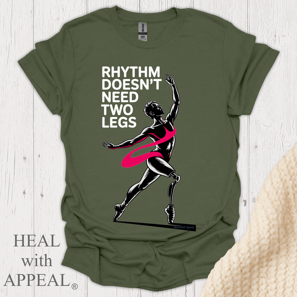 Inspirational Amputee Dancer V2b - Military Green