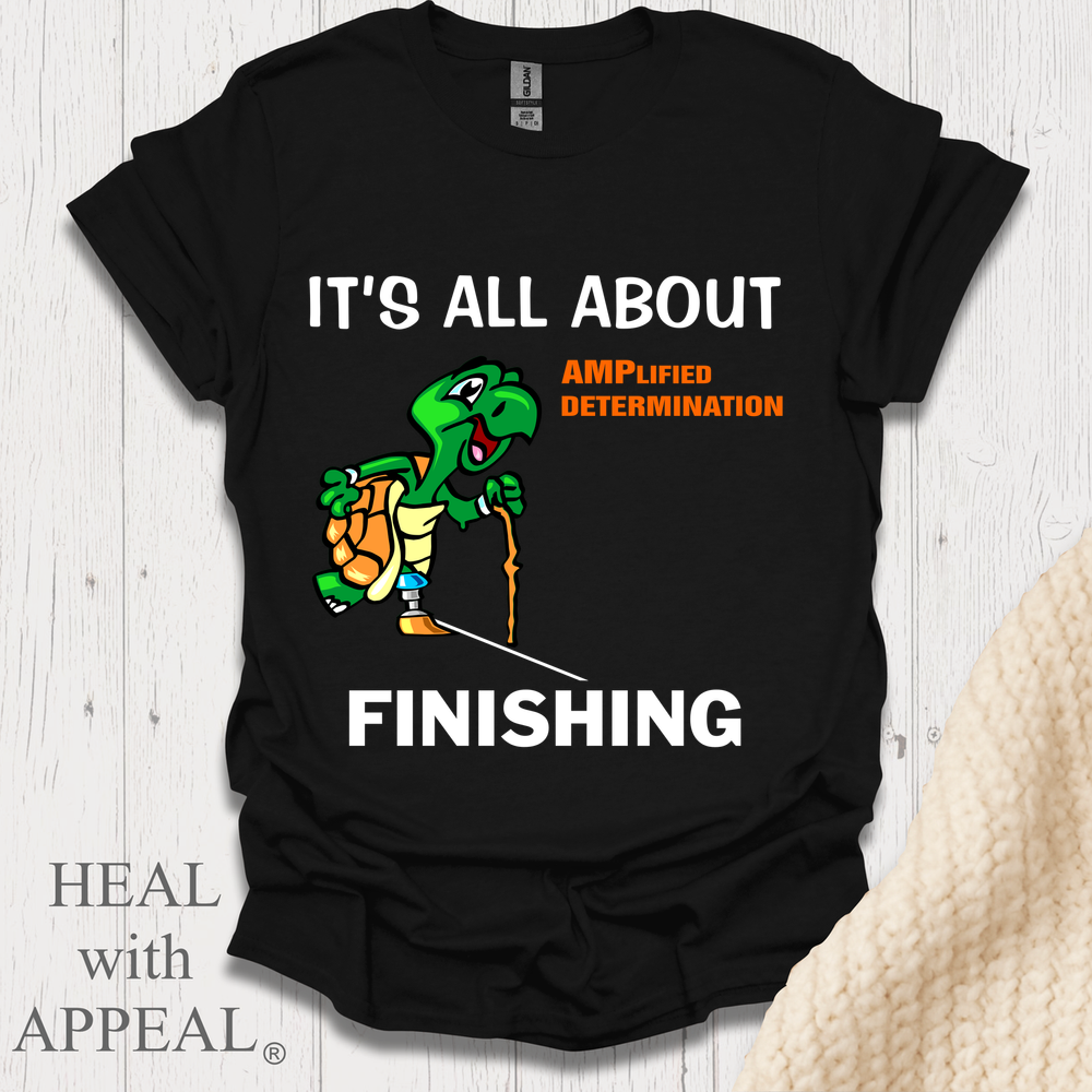 Turtle Finish Line V1 Blk Shrt Wm - Black