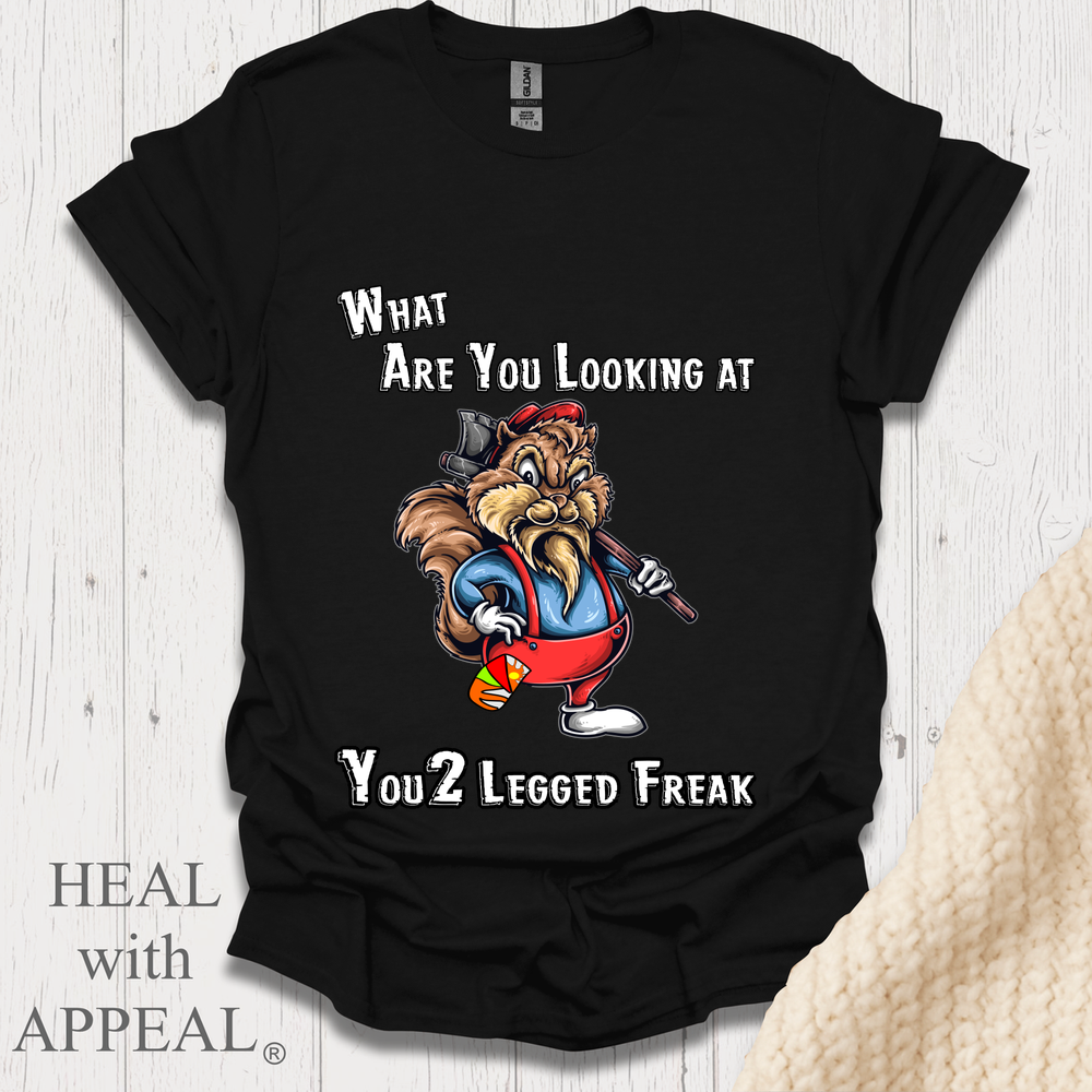 What Are You Looking At V1 Blk Shrt Print - Black