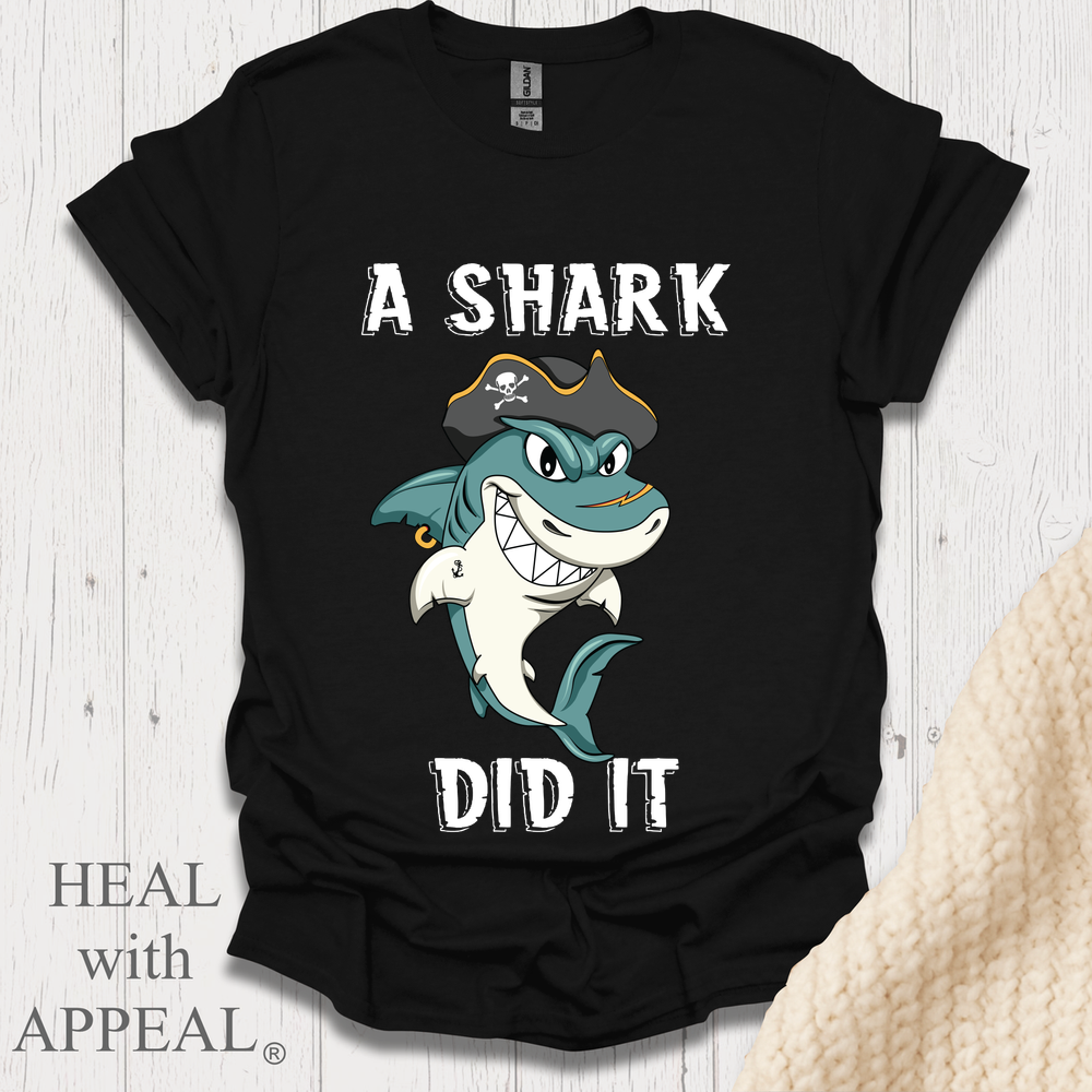 Shark Week V2 Blk Shrt Print Wm - Black