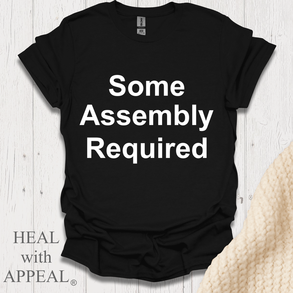 Some Assebly Required V1 Wht Print Wm - Black