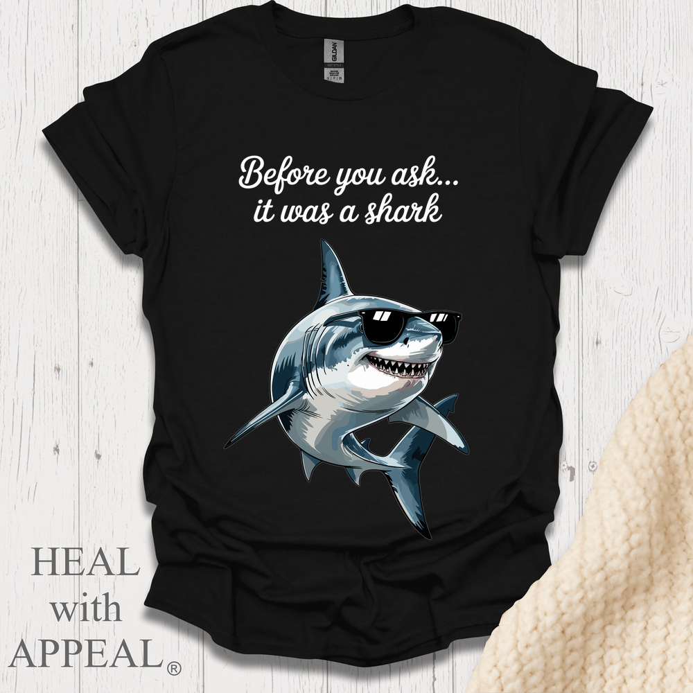 Shark Tee V1b - Black