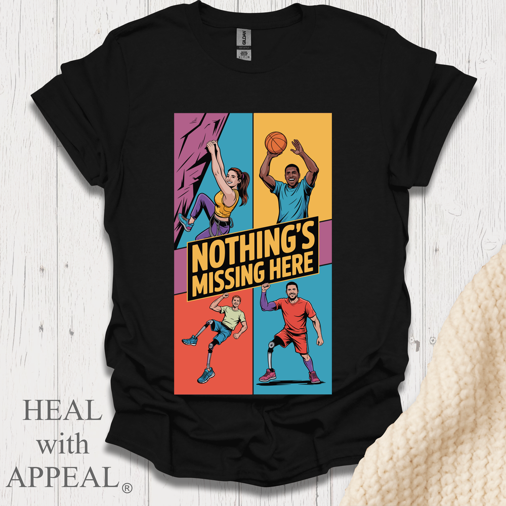 Amputee Strong Nothing Missing V2 - Black