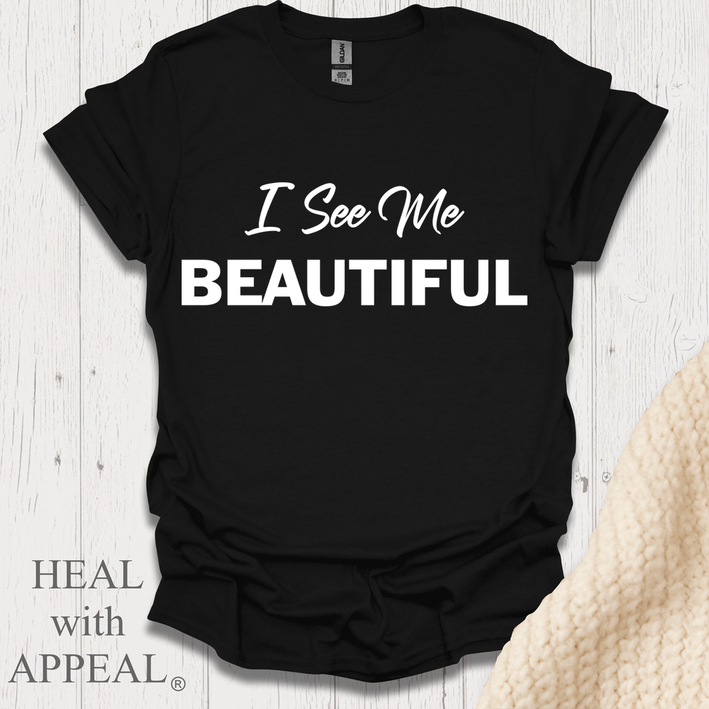 I See Me Beautiful V1 Blk Print - Black