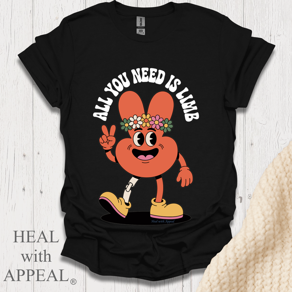 Funny Amputee All You Need Is Limb V2b - Black