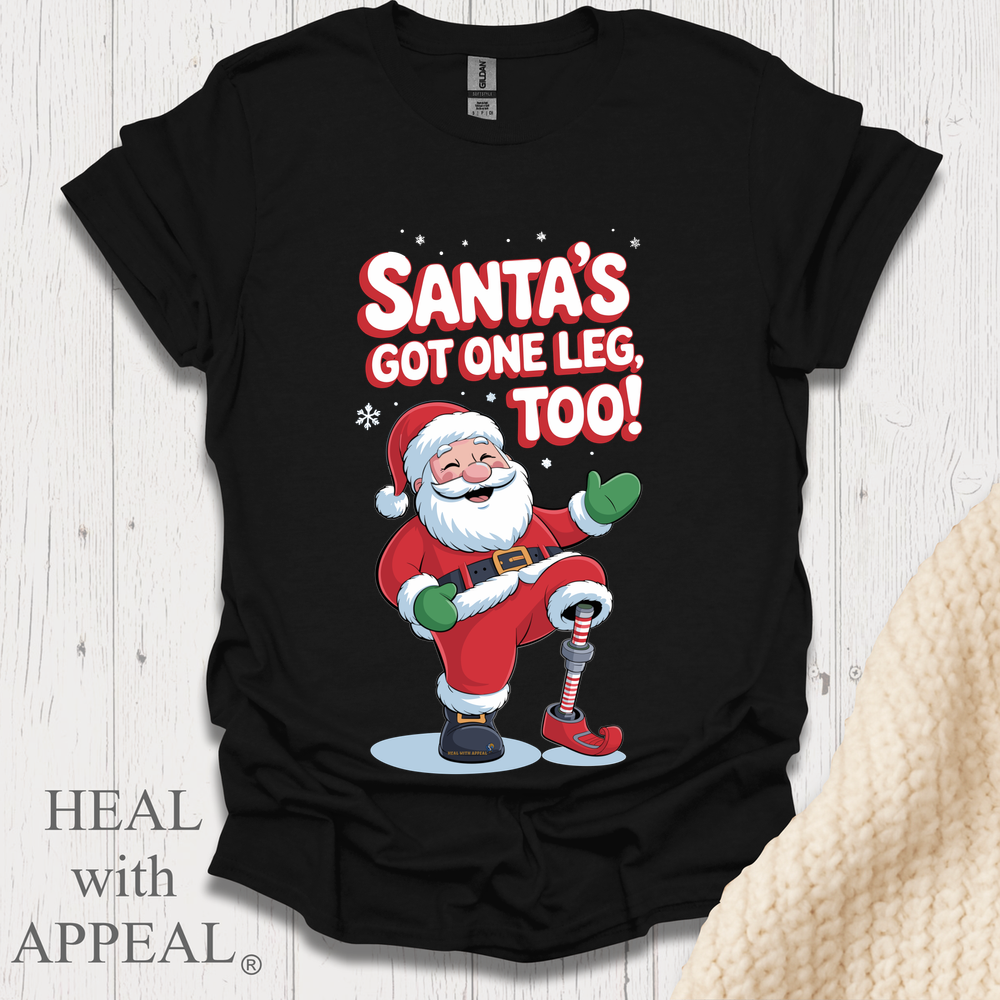 Santas Got One Leg Too V1 - Black
