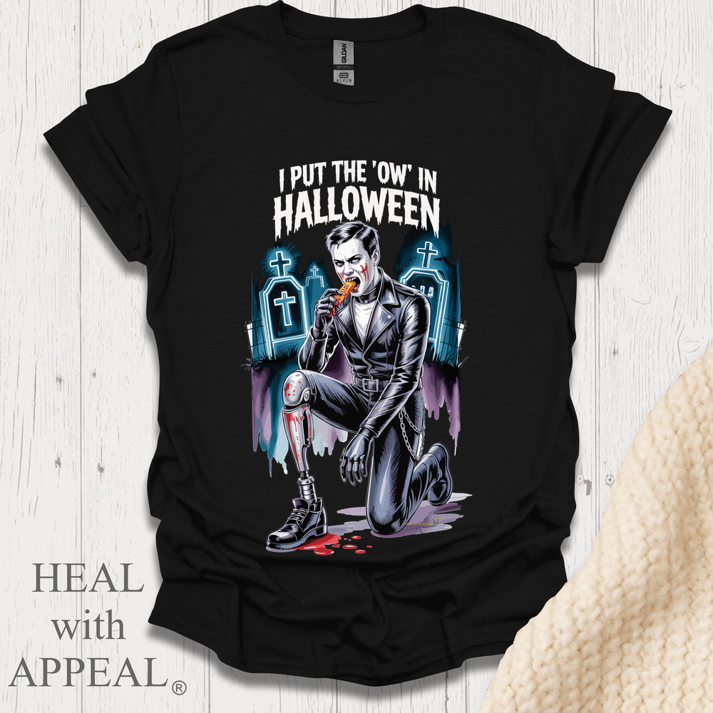I Put The Ow In Halloween V1 - Black