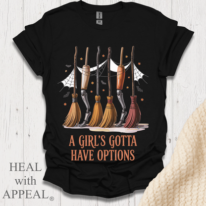 A Girls Gotta Have Options V2 - Black