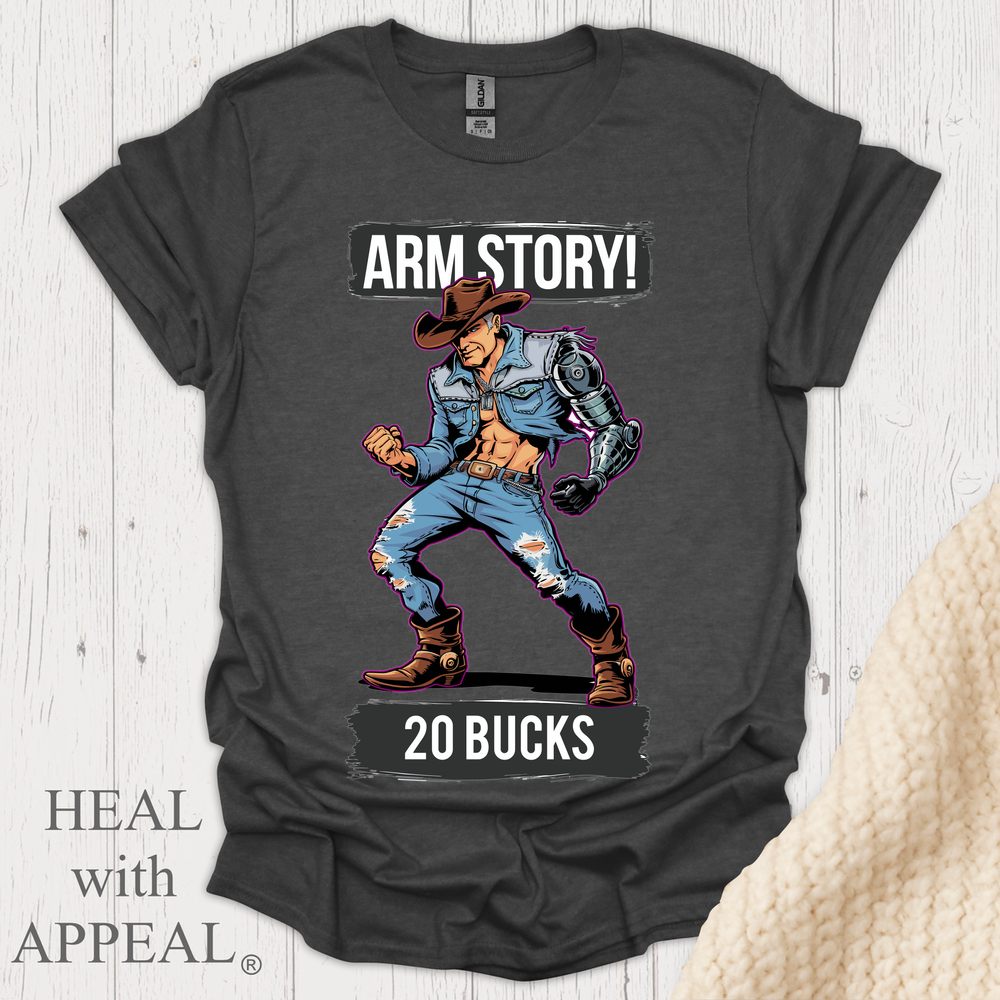 Arm Story V1 Print - Dark Heather