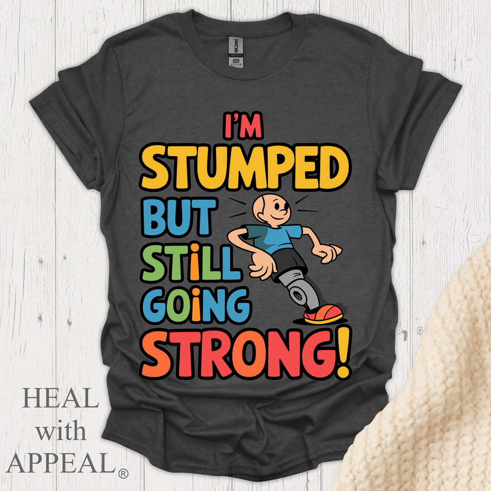 Im Stumped But V1 Print - Dark Heather