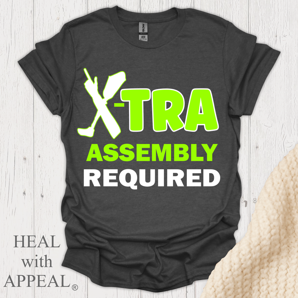 Extra Assembly Required V1 Print Wm - Dark Heather