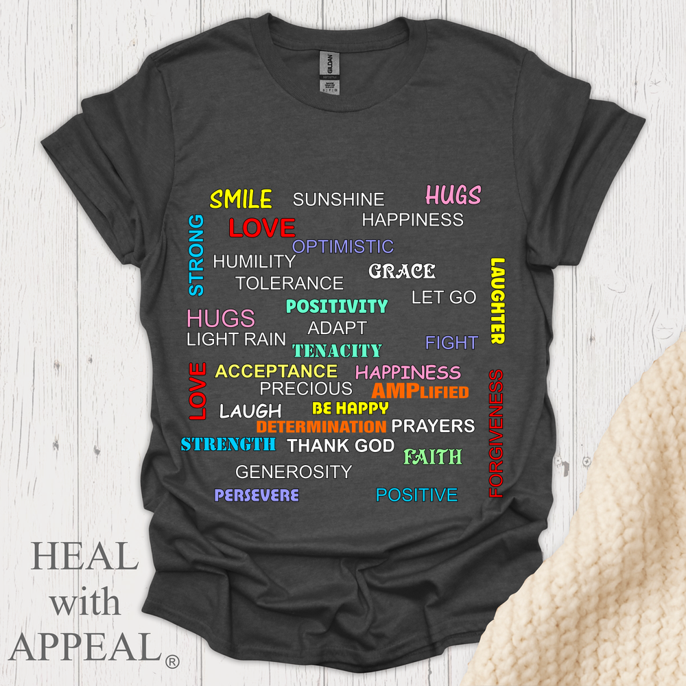 Words Of Encouragement Colorful V2 - Dark Heather