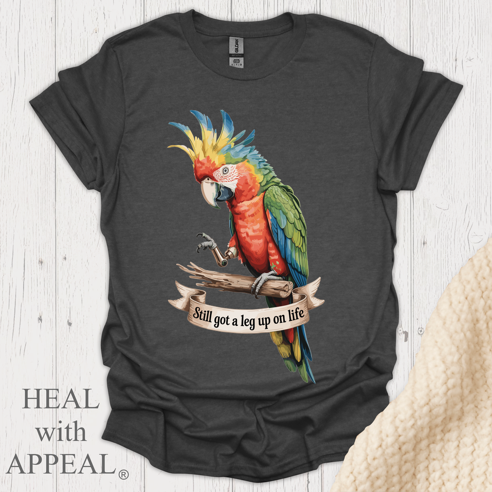 Cock A Tee V1 - Dark Heather