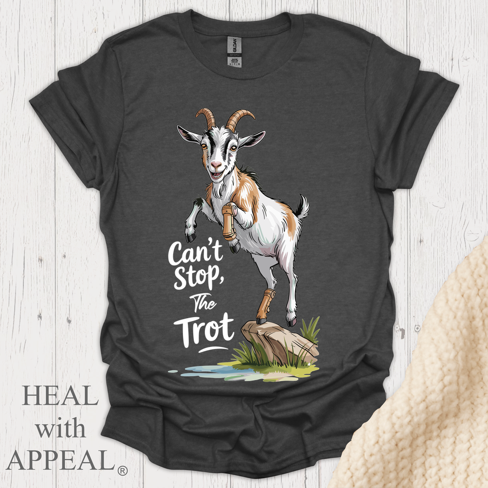 Goat Tee V1b - Dark Heather