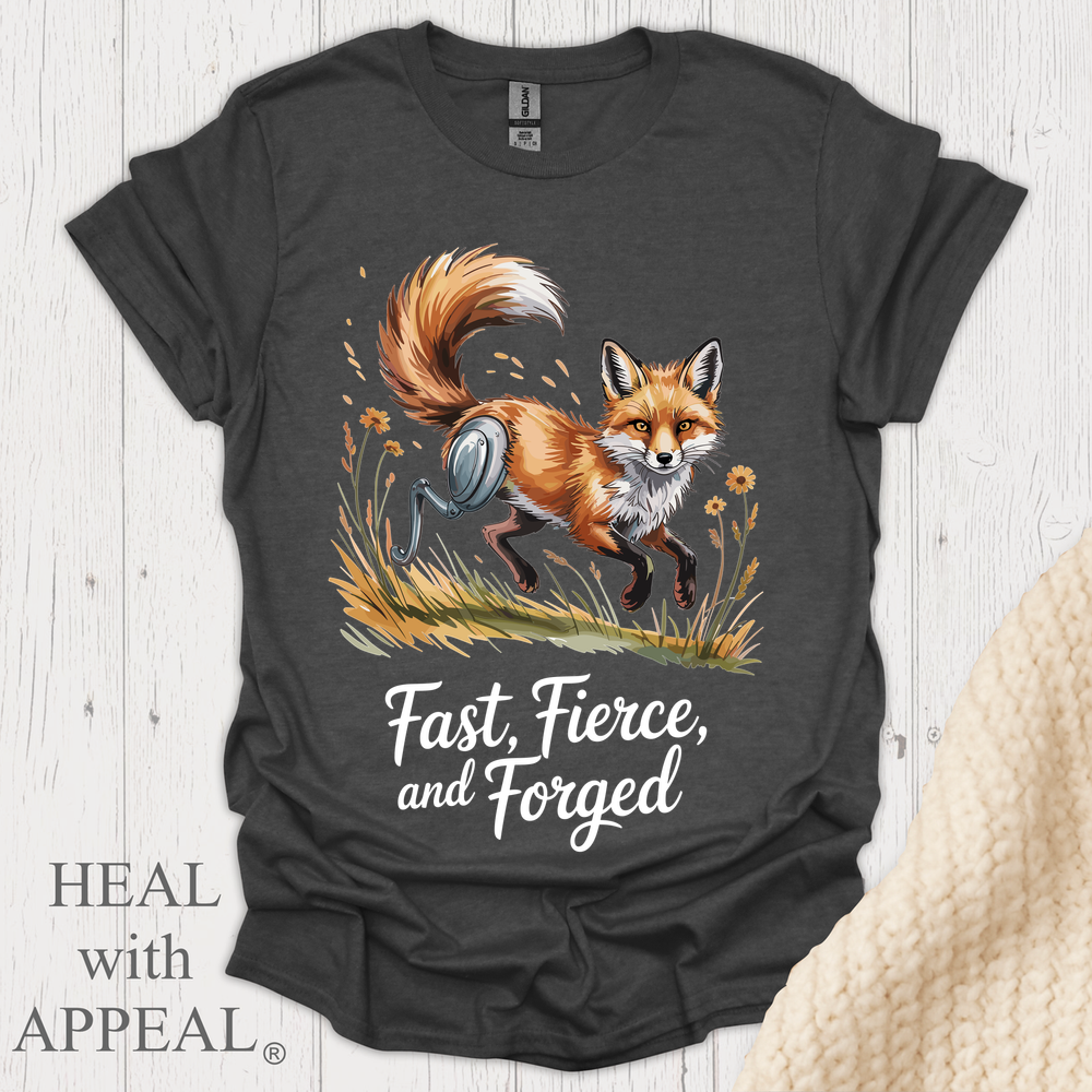 Fox Tee V1b - Dark Heather