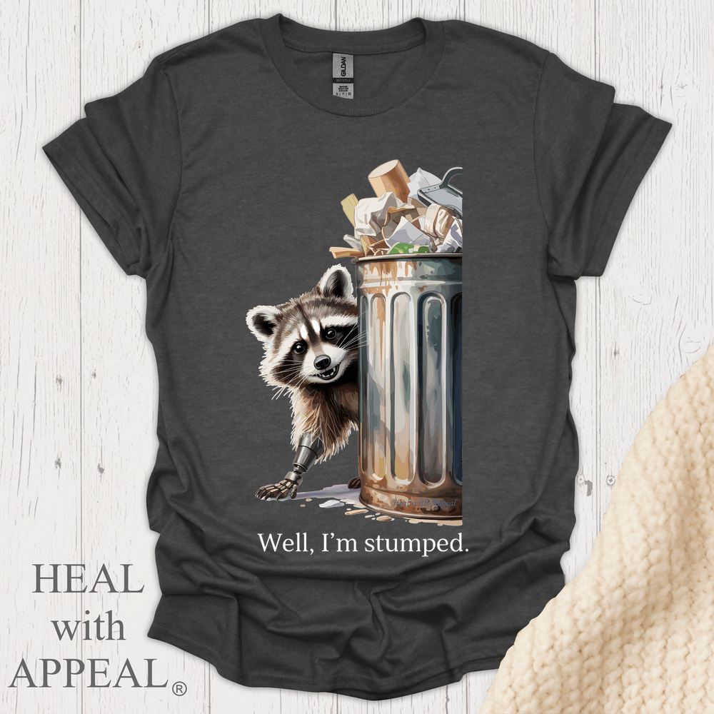 Raccioon Tee V2b - Dark Heather