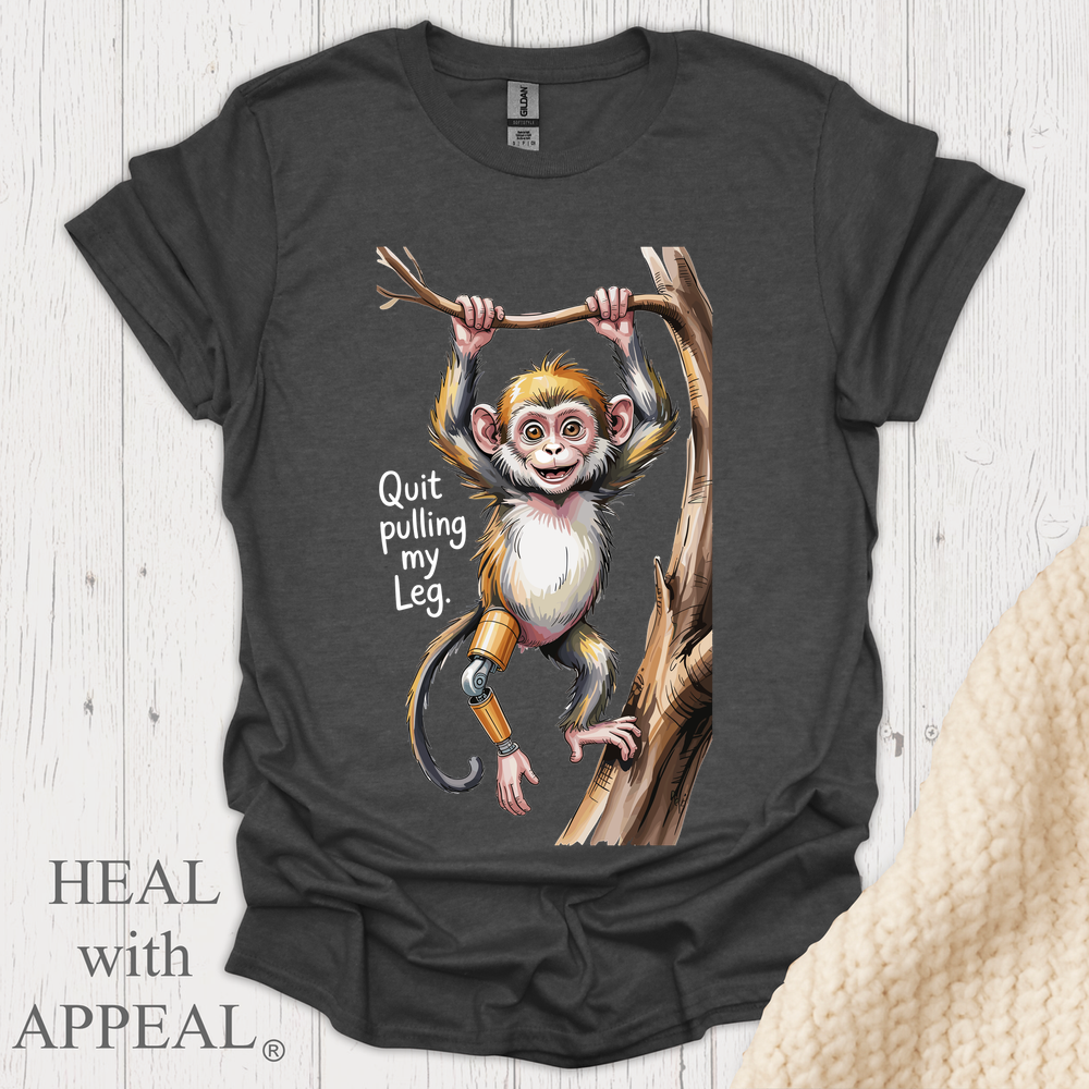 Monkey Tee V3b - Dark Heather