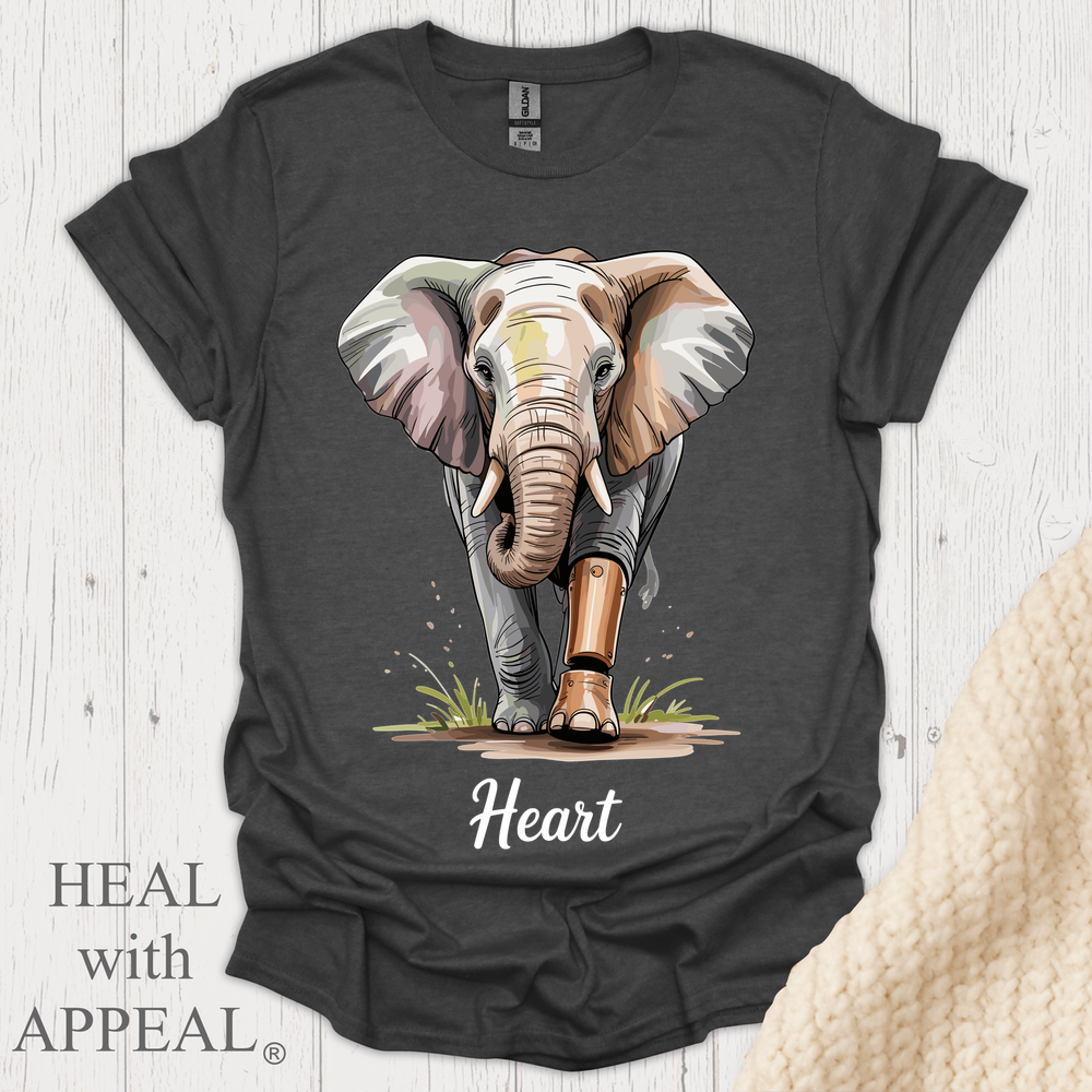 Elephan Tee B - Dark Heather