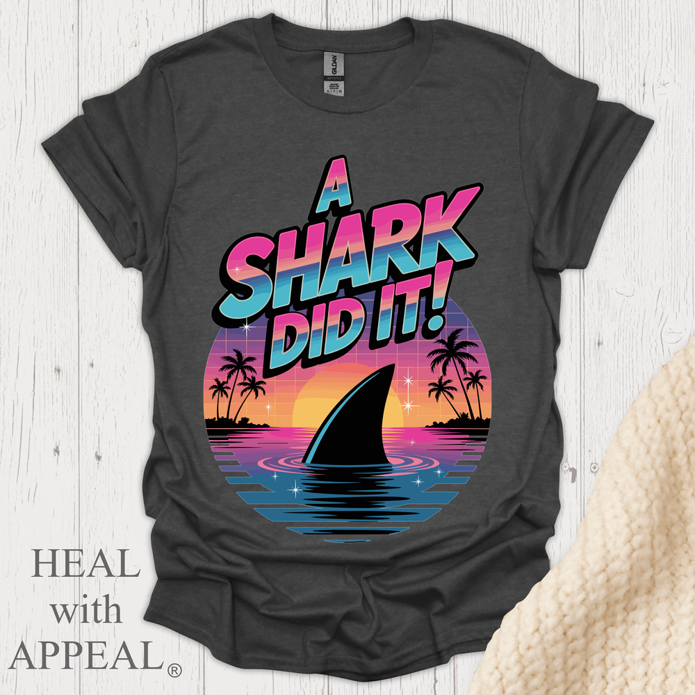 A Shark Did It V4 - Dark Heather