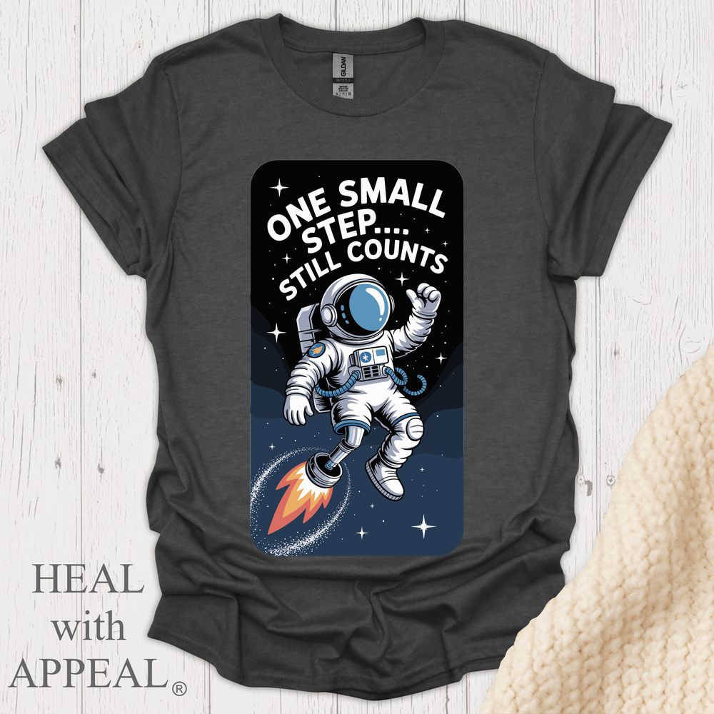 One Small Step Still V2 - Dark Heather