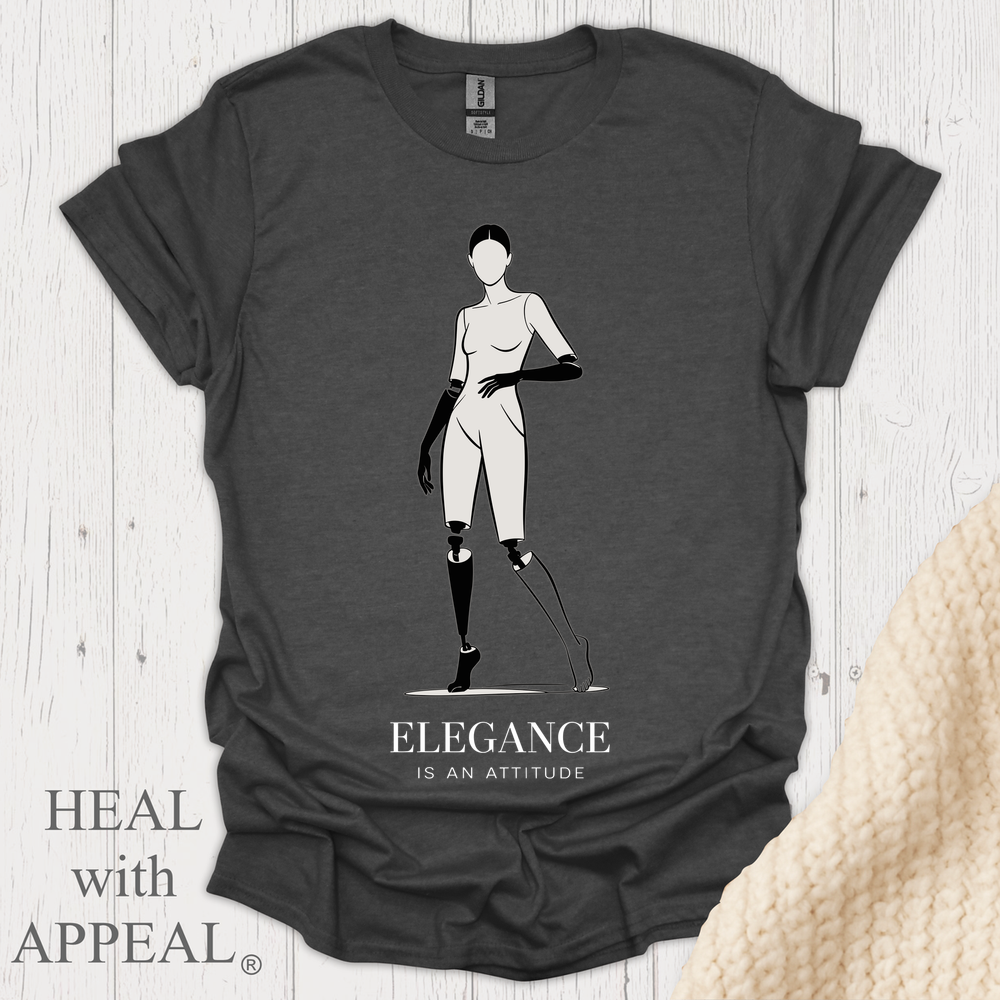 Elegance Is An Attitude V1b - Dark Heather