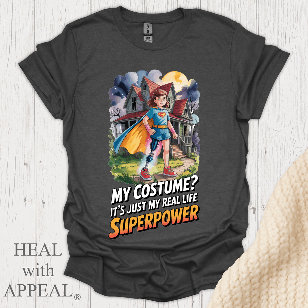 My Costume Is My Superpower V1 - Dark Heather