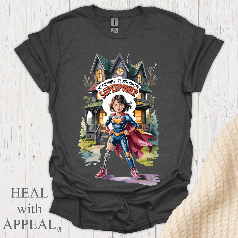 My Costume Is My Superpower V2 - Dark Heather