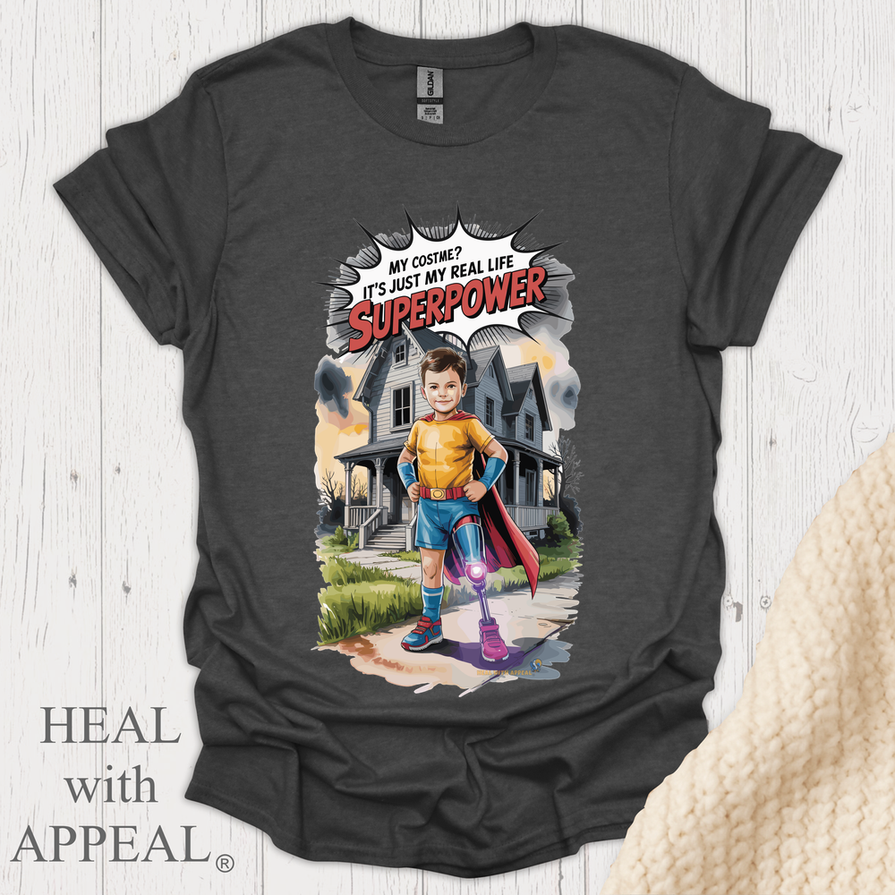 My Costume Is My Superpower V4 - Dark Heather