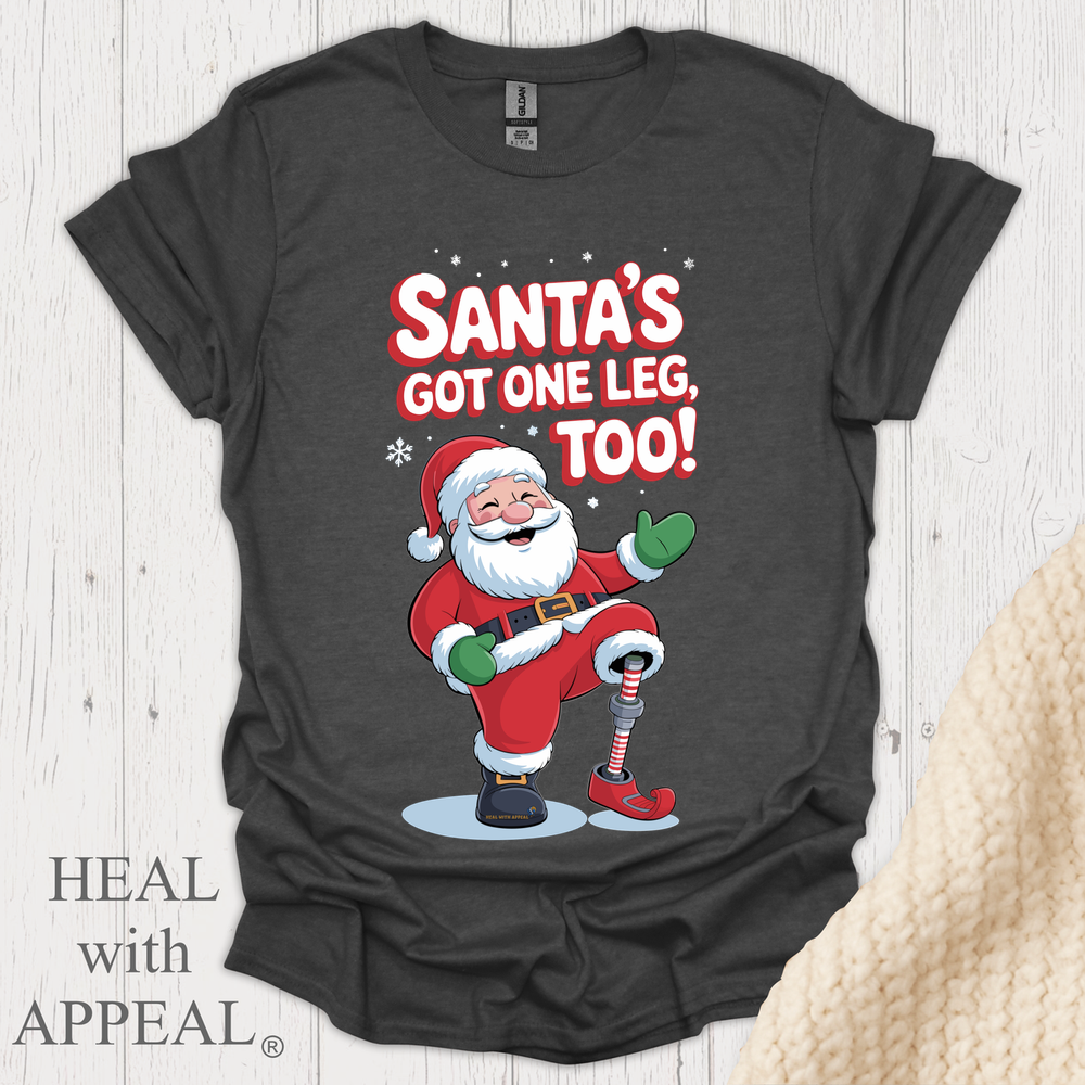Santas Got One Leg Too V1 - Dark Heather