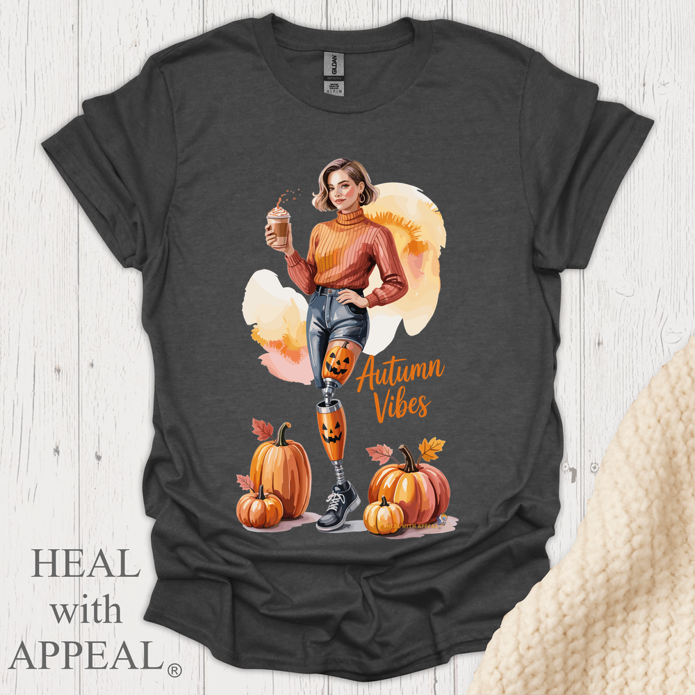 Autumn Vibes Amputee V2 - Dark Heather