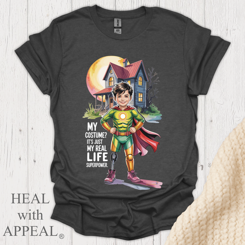 My Costume Is My Superpower V3b - Dark Heather