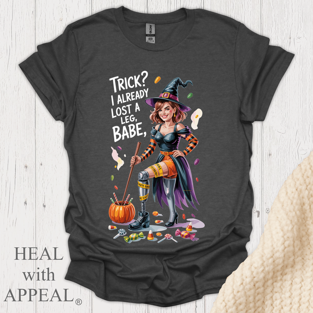 Trick Already Lost A Leg Babe V1b - Dark Heather