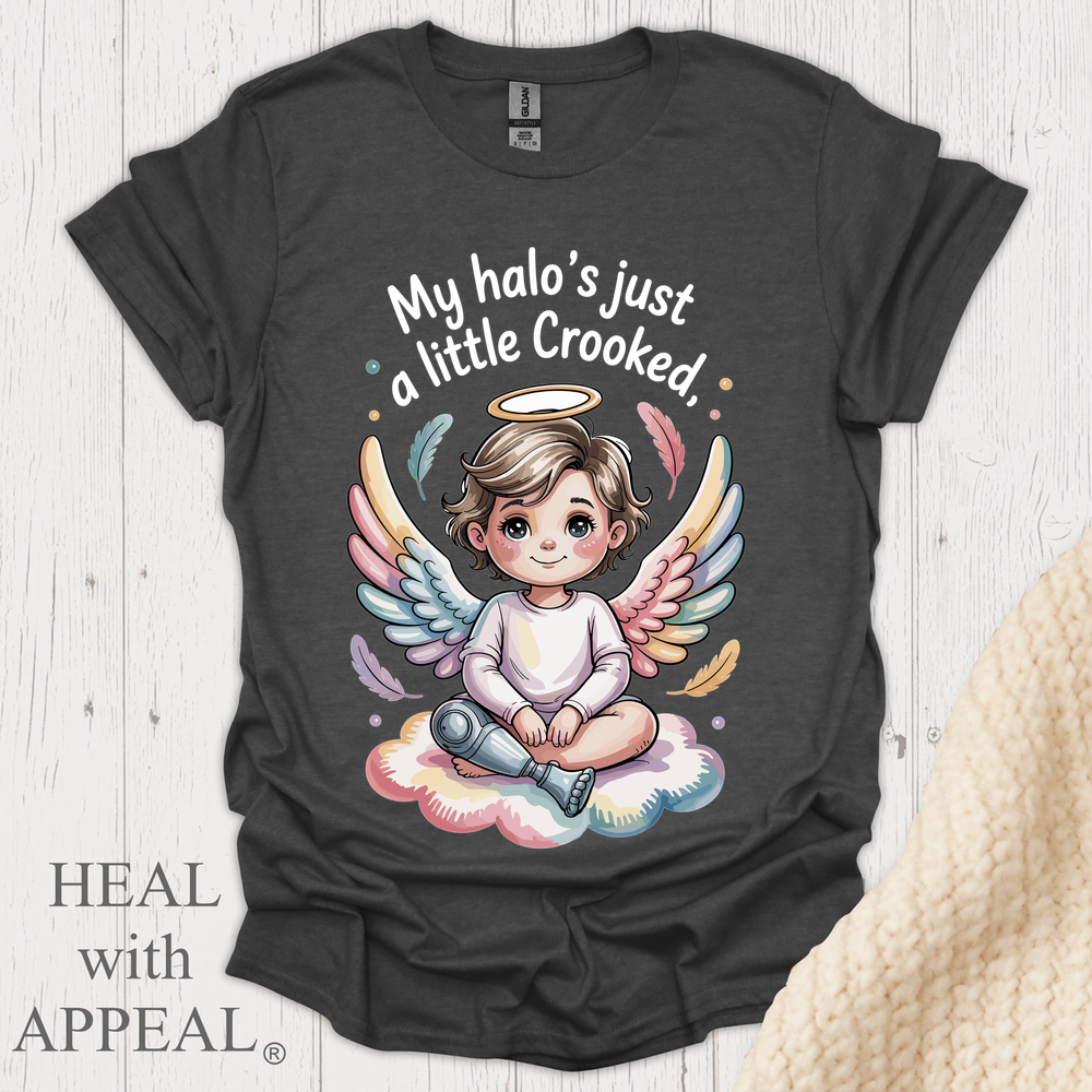 My Halos A Little Crooked V2b - Dark Heather