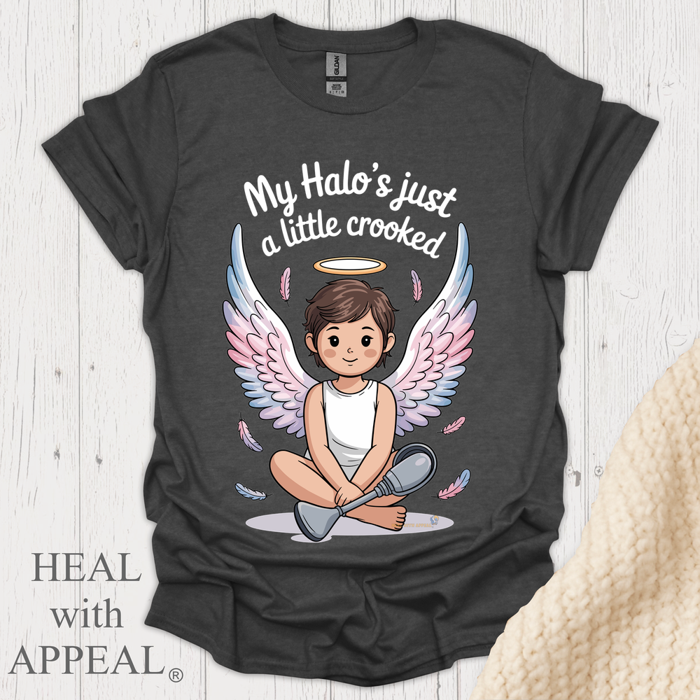 My Halos A Little Crooked V1b - Dark Heather