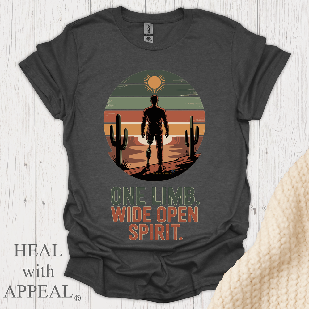 Wide Open Spirit V2b - Dark Heather