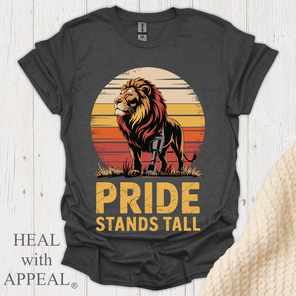 Pride Stands Tall V2b - Dark Heather