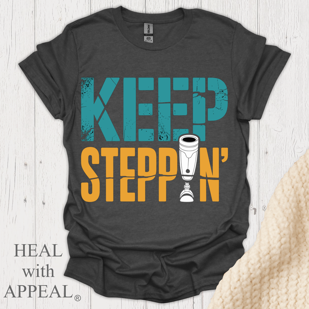 Keep Stepping V1 - Dark Heather