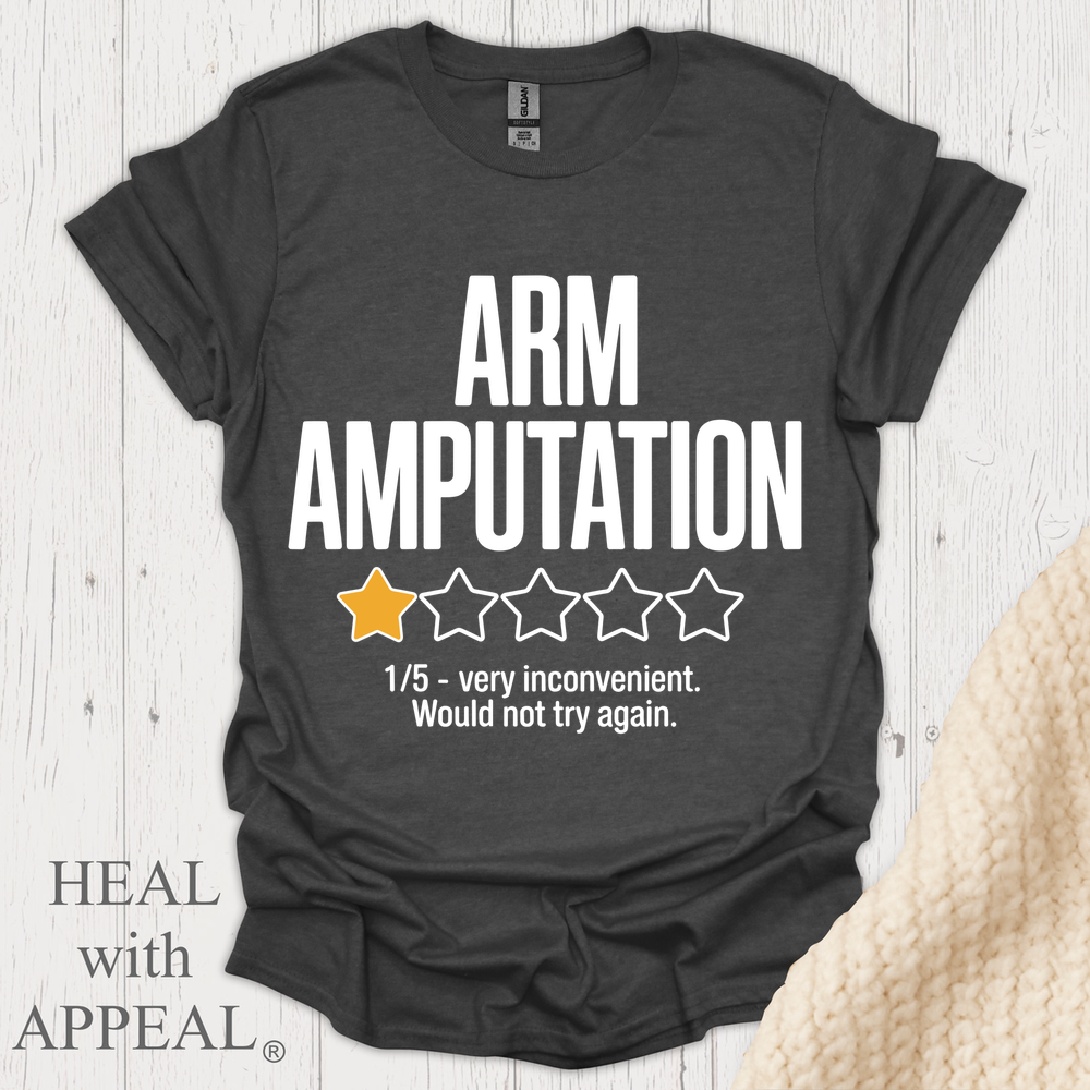 Arm Amputation V1b - Dark Heather